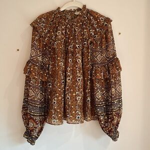 Ulla Johnson Print Blouse
